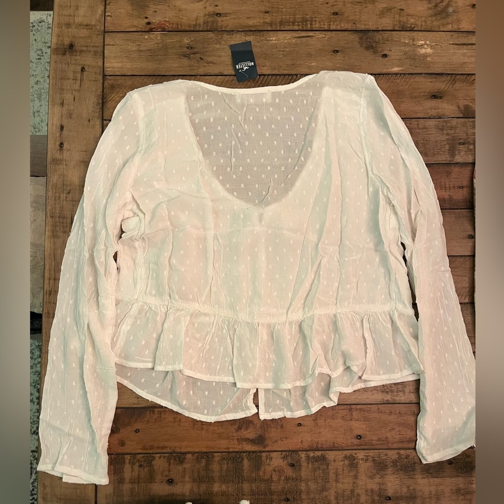 White Hollister Dress Shirt size L